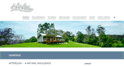 Desktop Screenshot of afterglowcottages.com.au